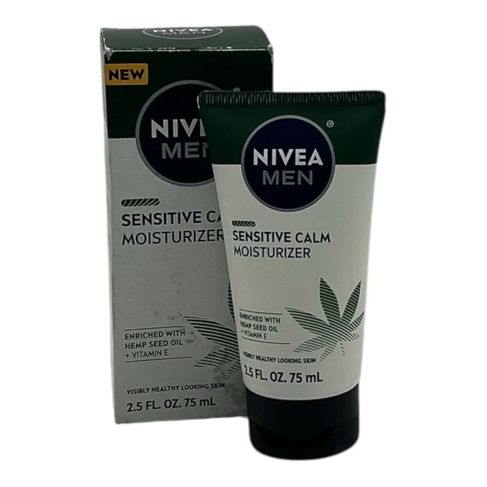Nivea Men - Sensitive‎ Calm Moisturizer (2.5 fl oz) - Hemp Seed Oil + Vitamin E